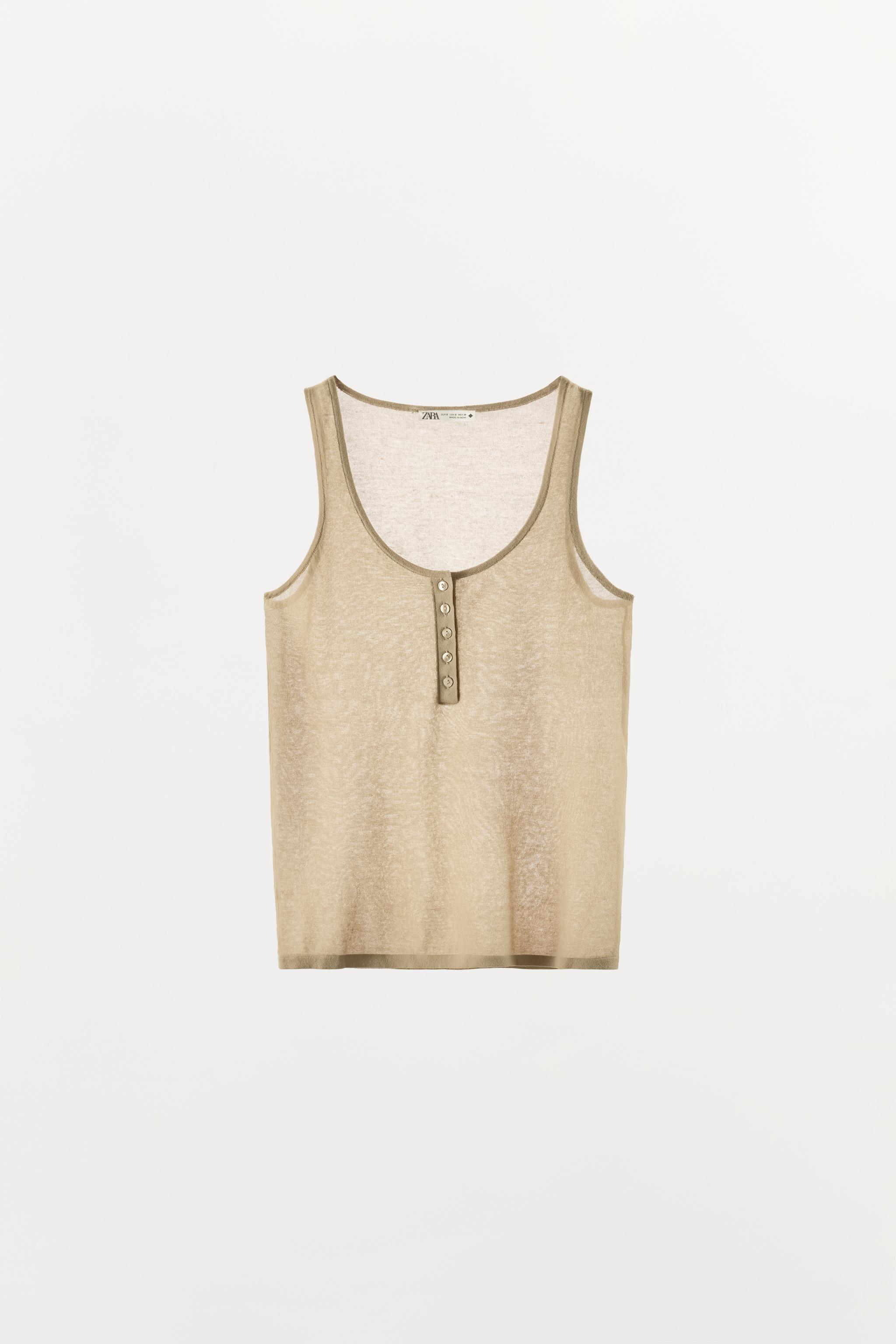 KNIT HENLEY TOP